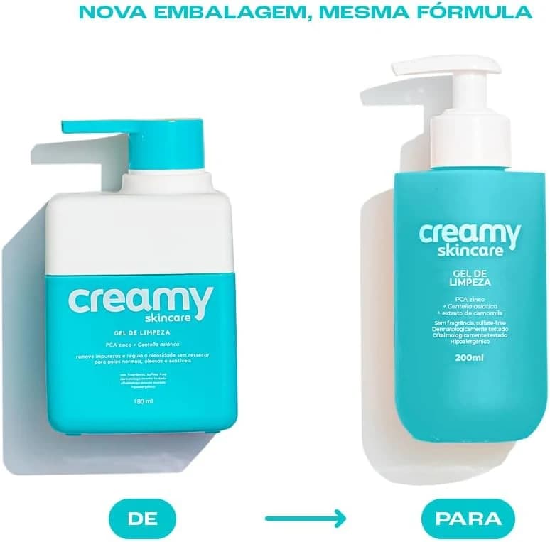 Creamy Skincare Gel de Limpeza 200ml