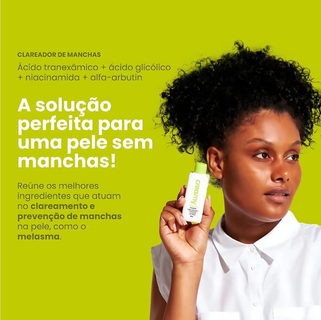 Creamy Ácido Tranexâmico 90ml | Tônico Clareador