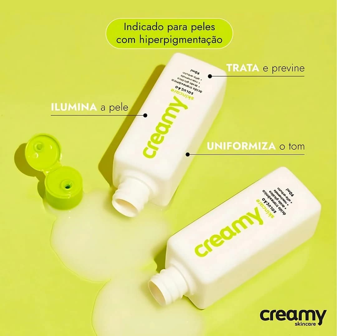 Creamy Ácido Tranexâmico 90ml | Tônico Clareador