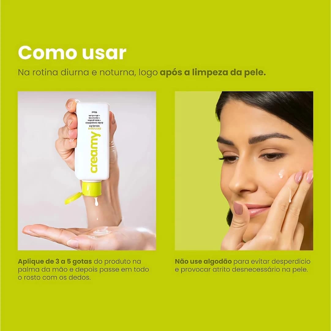 Creamy Ácido Tranexâmico 90ml | Tônico Clareador