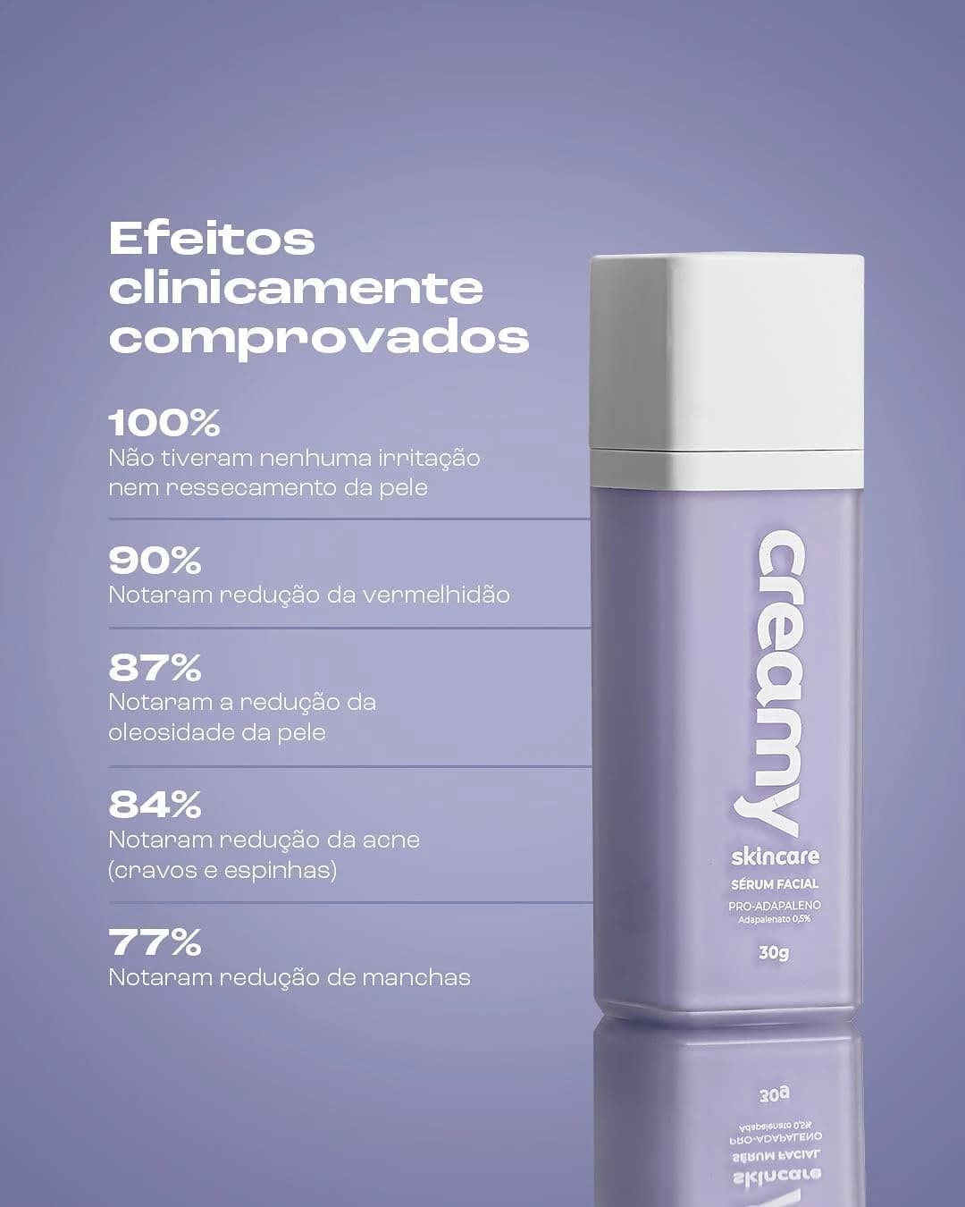 Creamy Skincare Sérum Facial Adapalenato (30g)